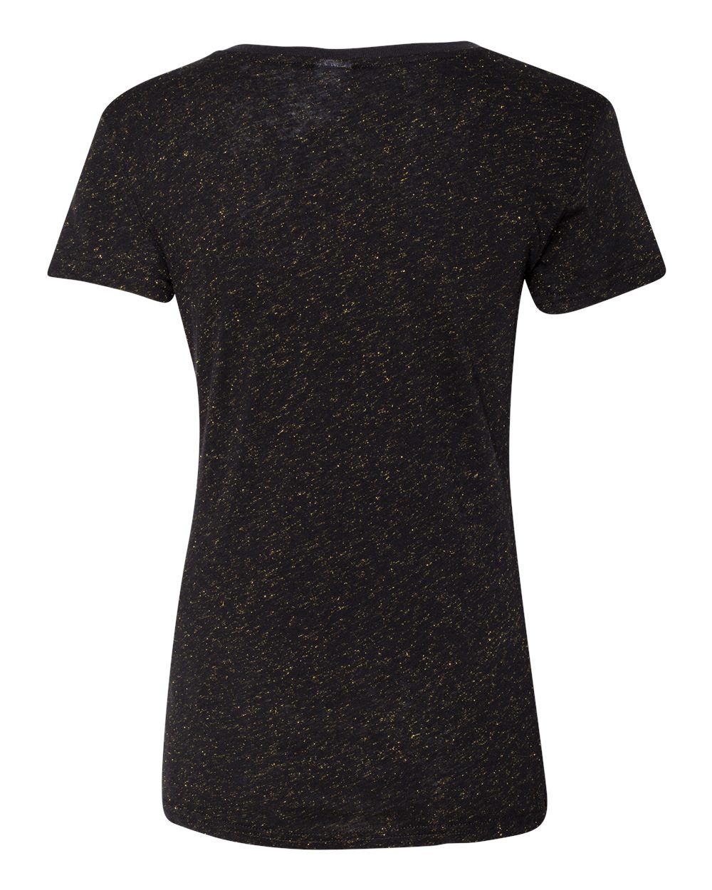 Women's Glitter V-Neck T-Shirt - 8136 7