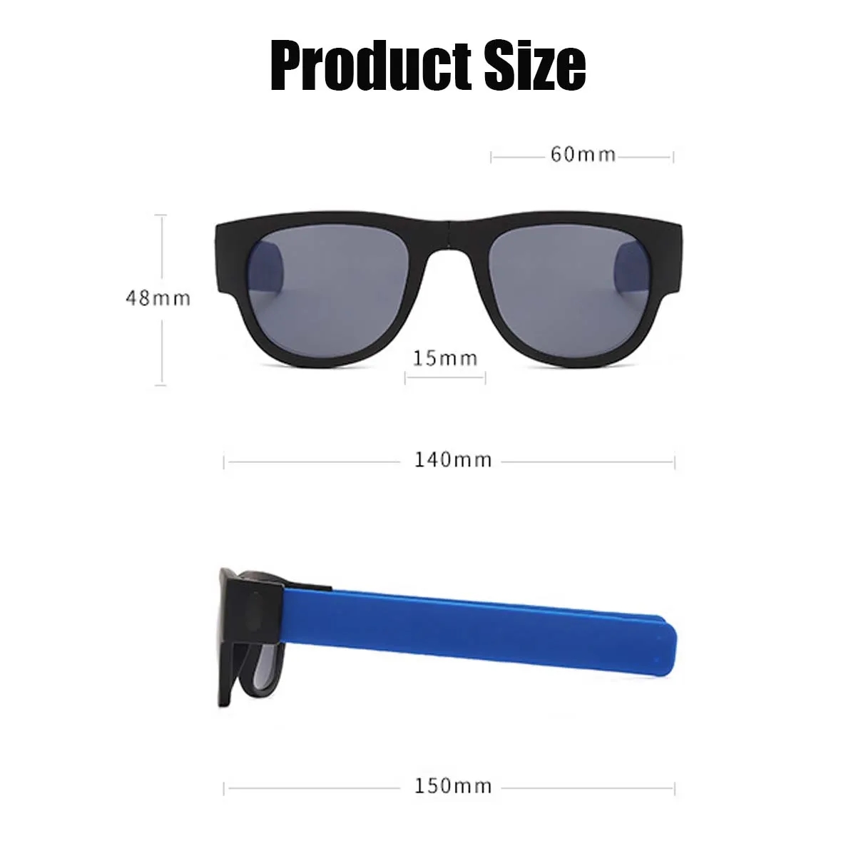 Folding Beach Silicone Bracelet Olarized Sunglasse 2