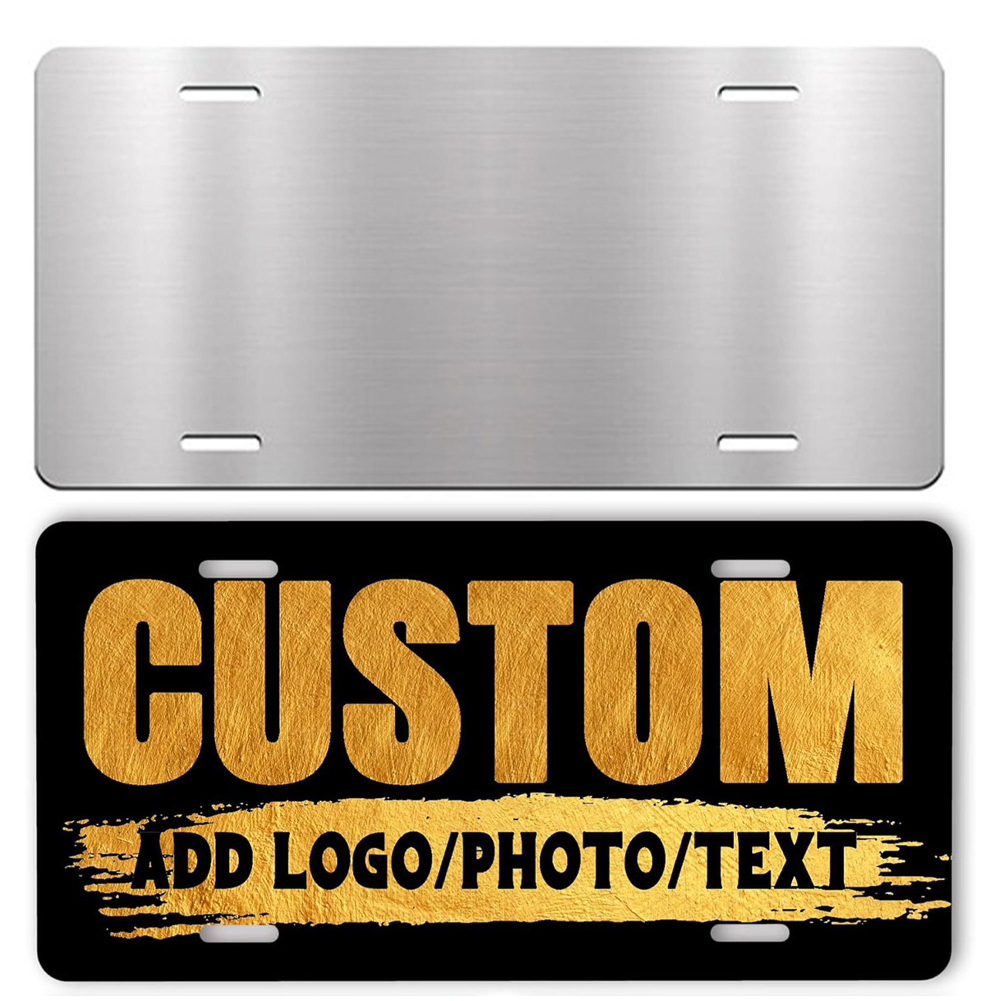 Full Color Custom Aluminum License Plate Frame 2