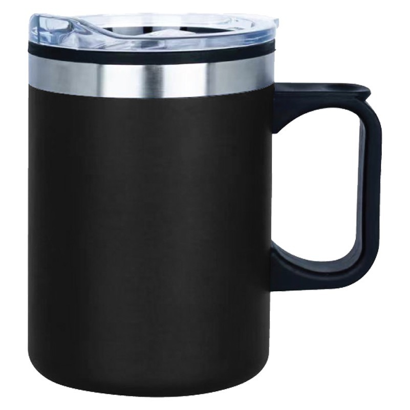 14 Oz. Double Walled Stainless Steel Vacuum Camper Mug 2