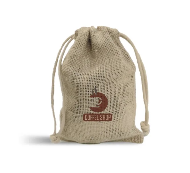 Jute Drawstring Bags - Printed Front only 7