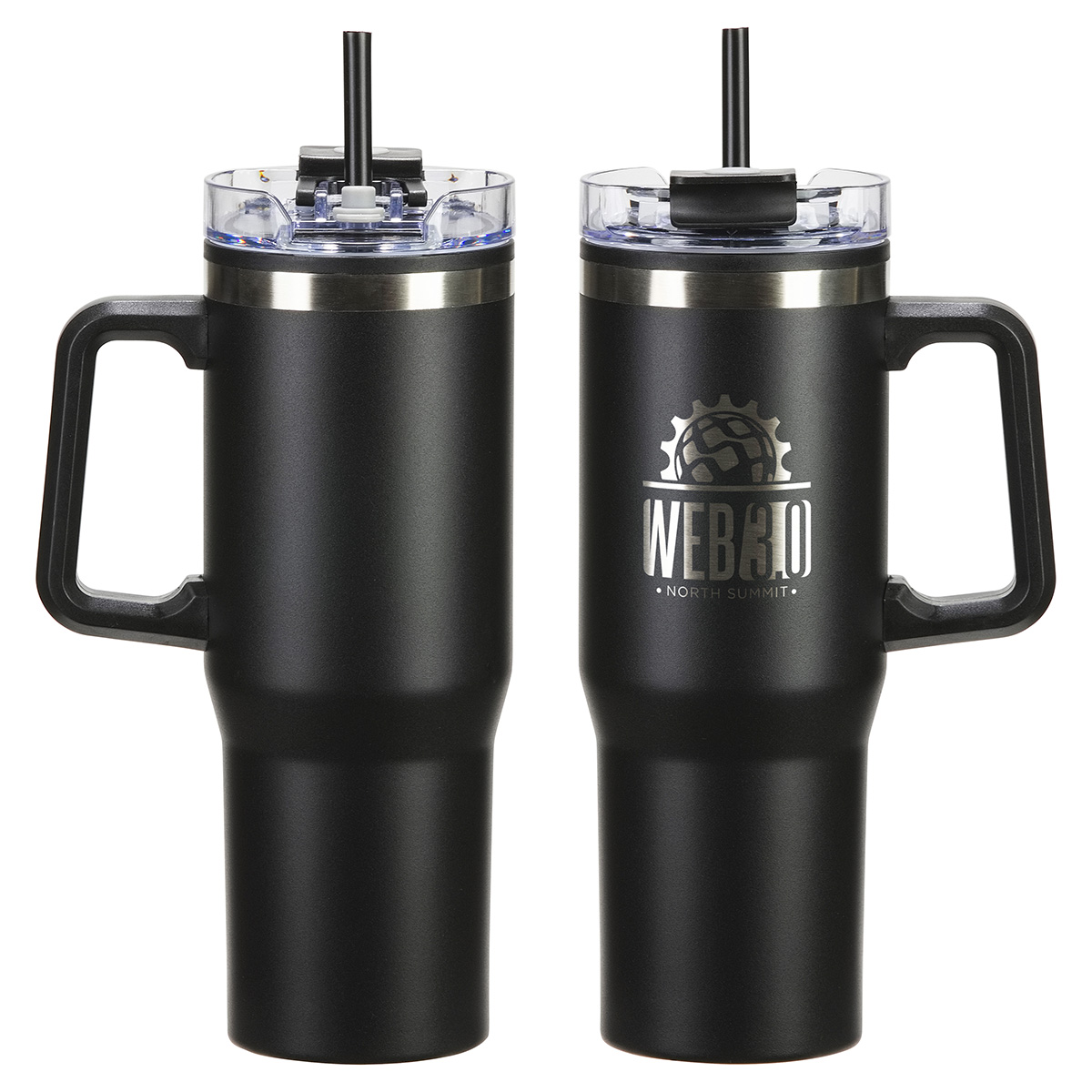 Oceanic 30 oz Stainless Steel/Polypropylene Mug with Color-Matching Handle 26