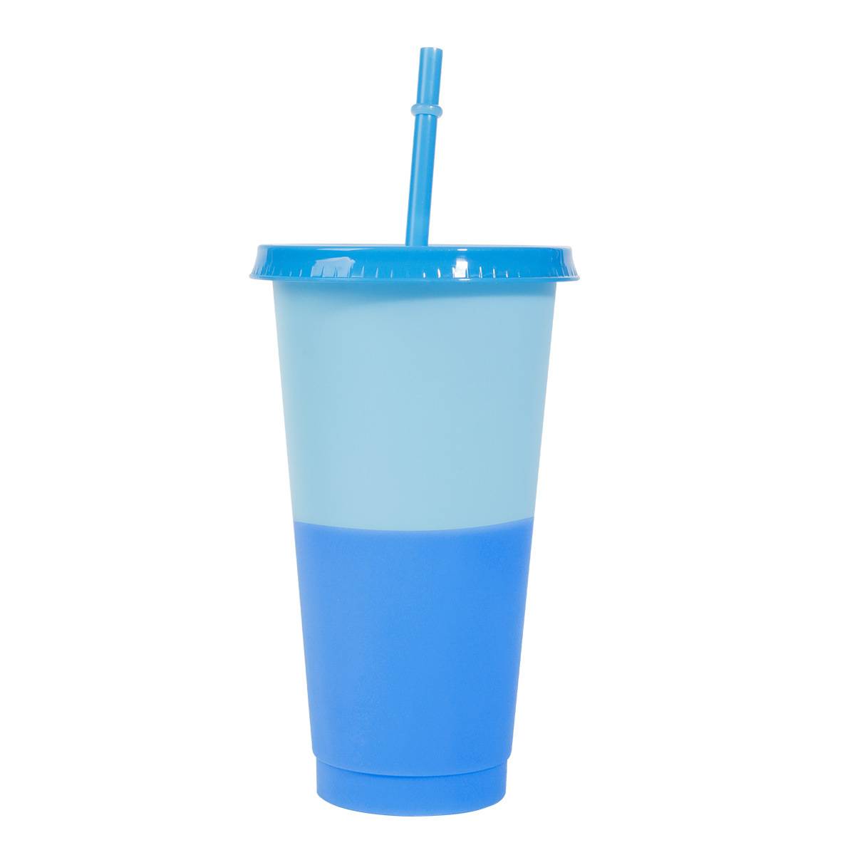 Straws Color Changing Plastic Cups 4