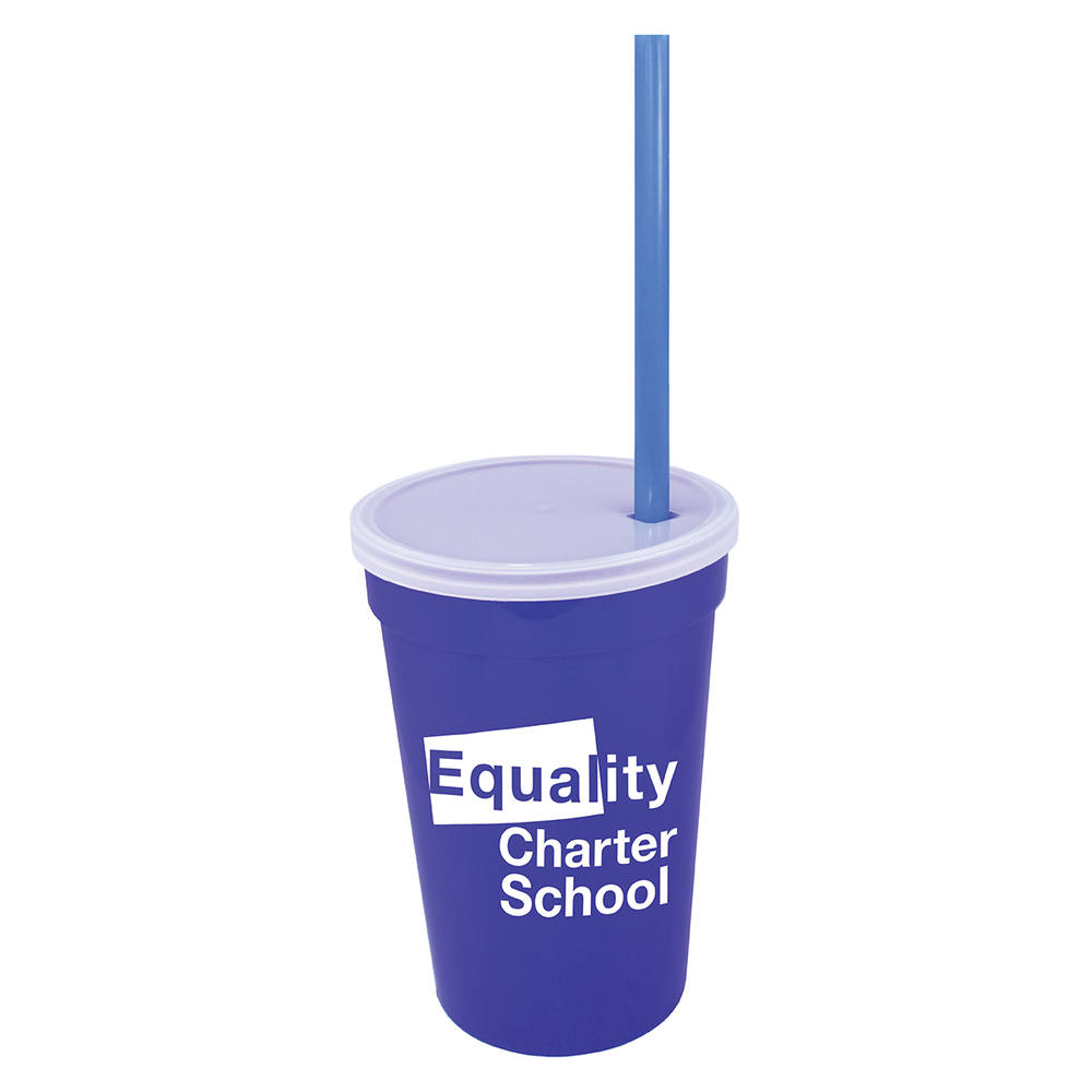17 oz. Smooth Cup/Straw/Lid Set 9