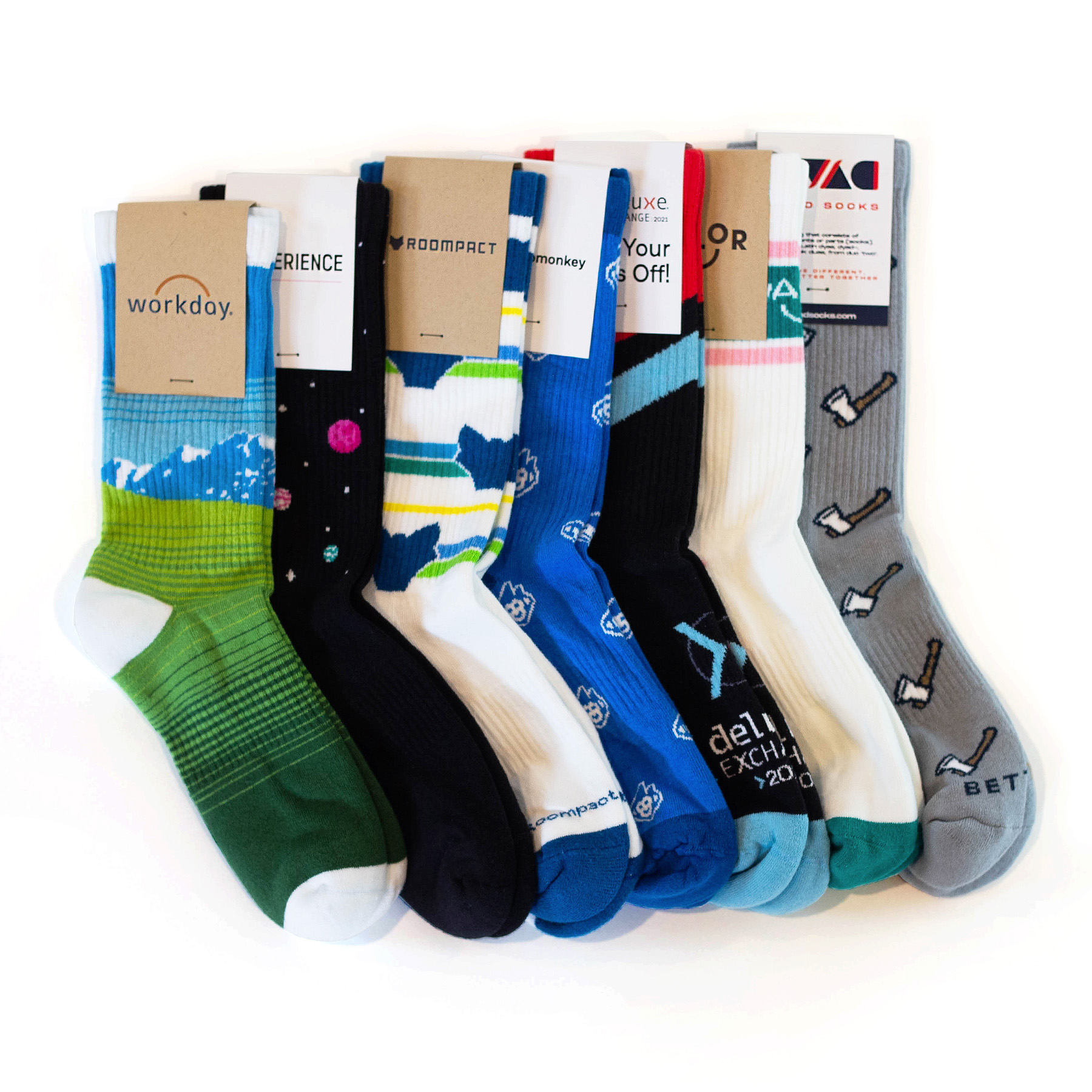Custom Knit Cotton Crew Athletic, Performance, and Sports Socks, custom athletic wear with logo imprint 9
