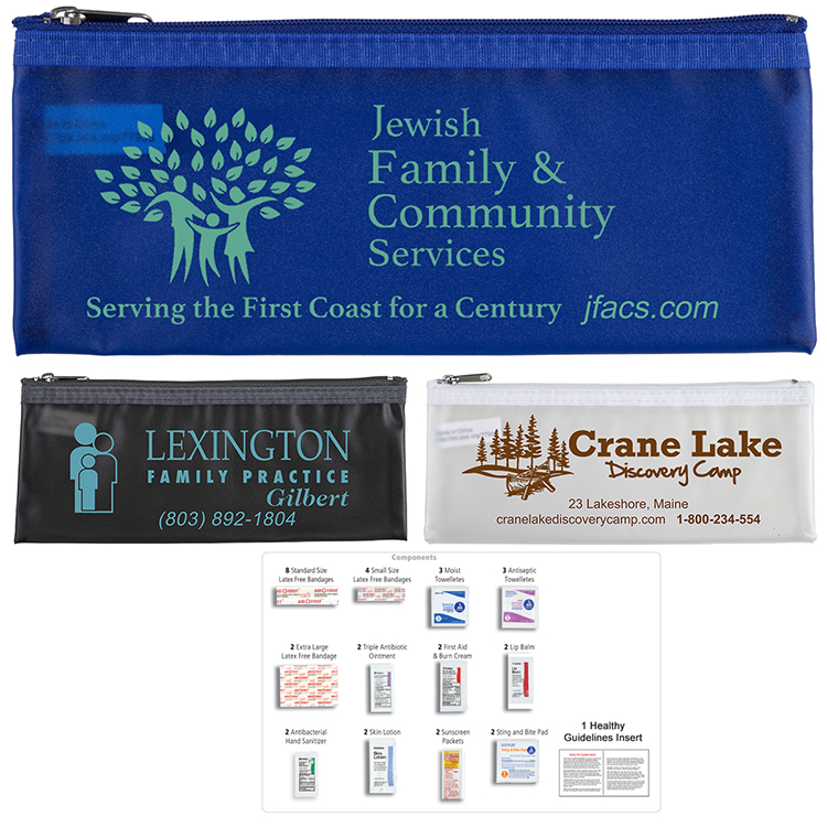 "MOLERA" 35 Piece Deluxe First Aid Kit in Zipper Kit 4