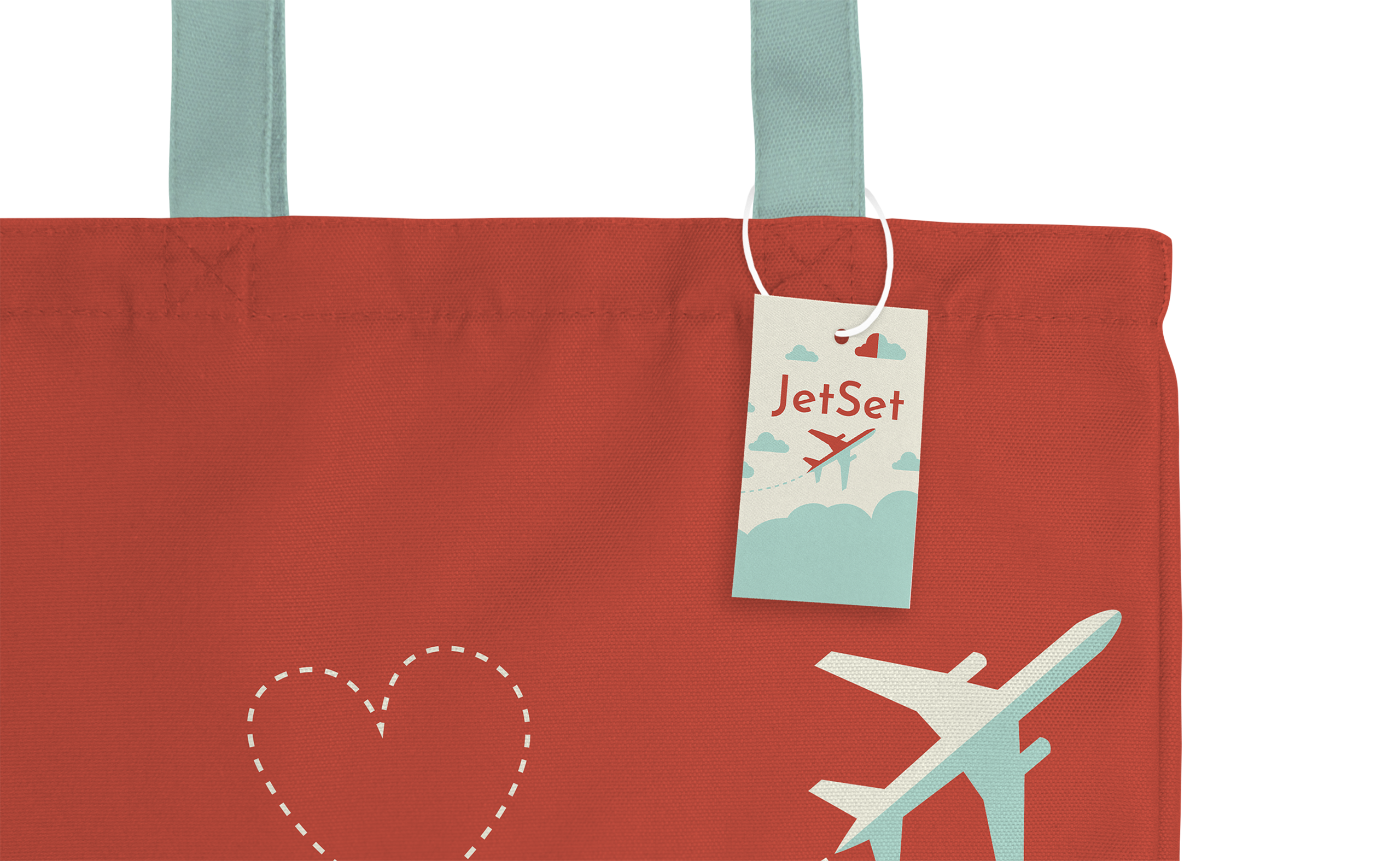 Full Color Recycled Canvas Tote Flat