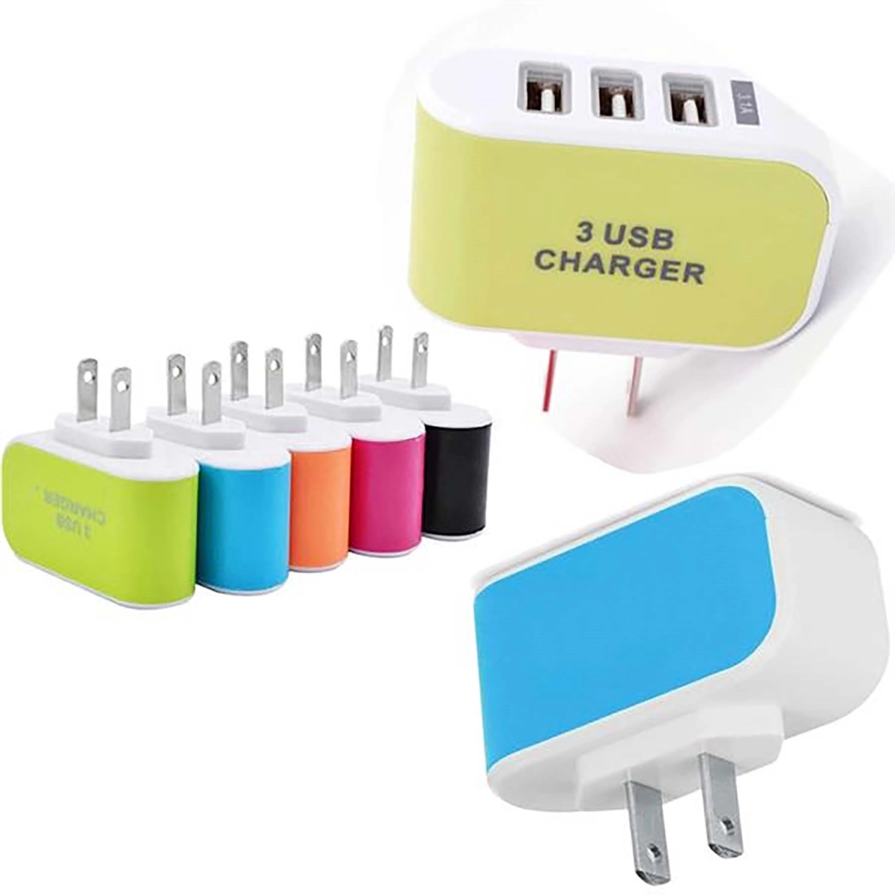 EU/US Multi-Plug Port Fast Charger Adaptor MOQ100 7