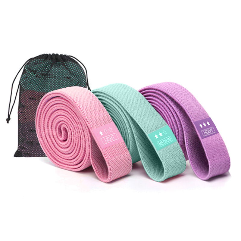 3 Pieces Stretch Resistance Bands Kit 4