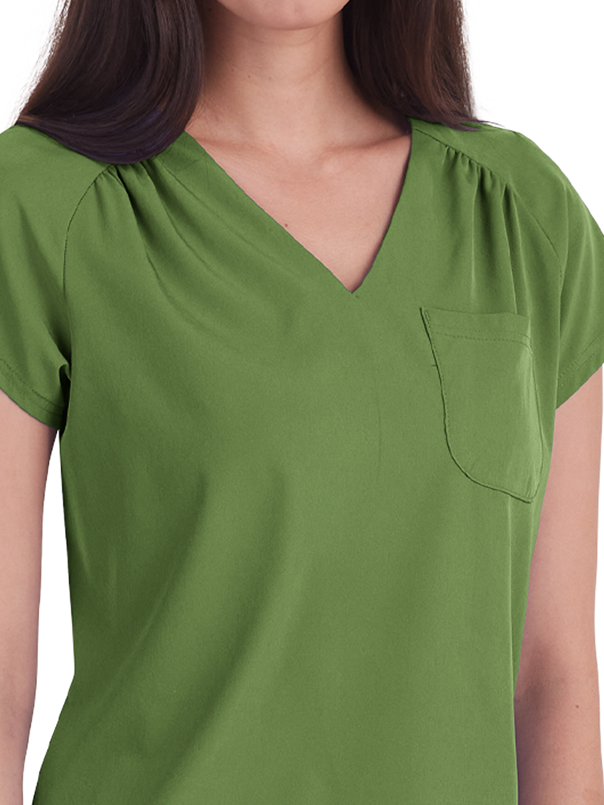 koi - Planet koi - Women's One-Pocket Heart-Shaped Neckline Eco-Friendly Kailani Top 8