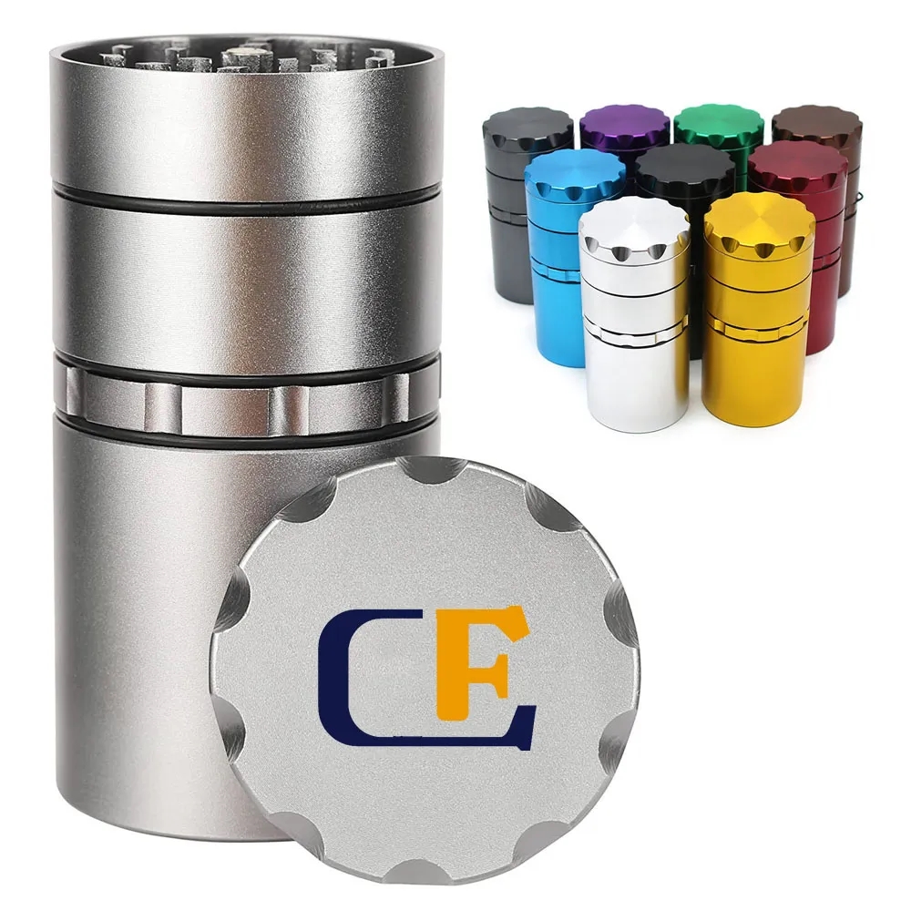 Aluminium Herb Grinder With Large Capacity Storage Container 6