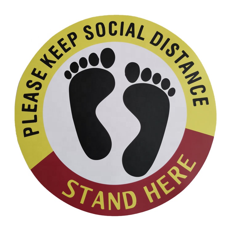 Social Distancing Floor Decal 3