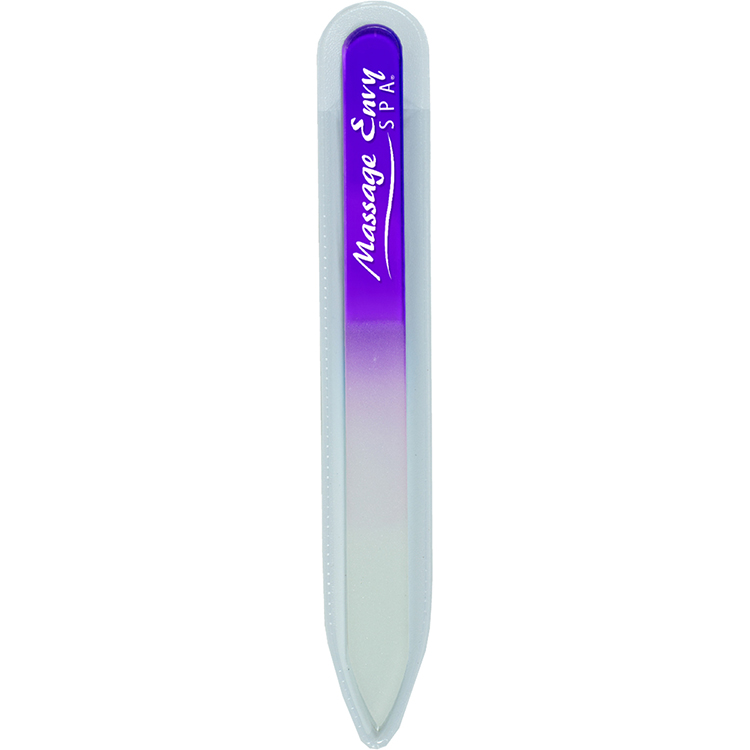 "Nailed It" Tempered Glass Nail File in Clear Sleeve 1