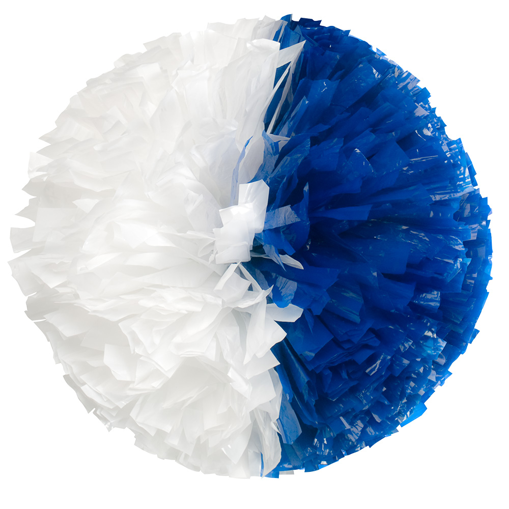 Custom Wet-Look Show Pom - Half & Half Style 33