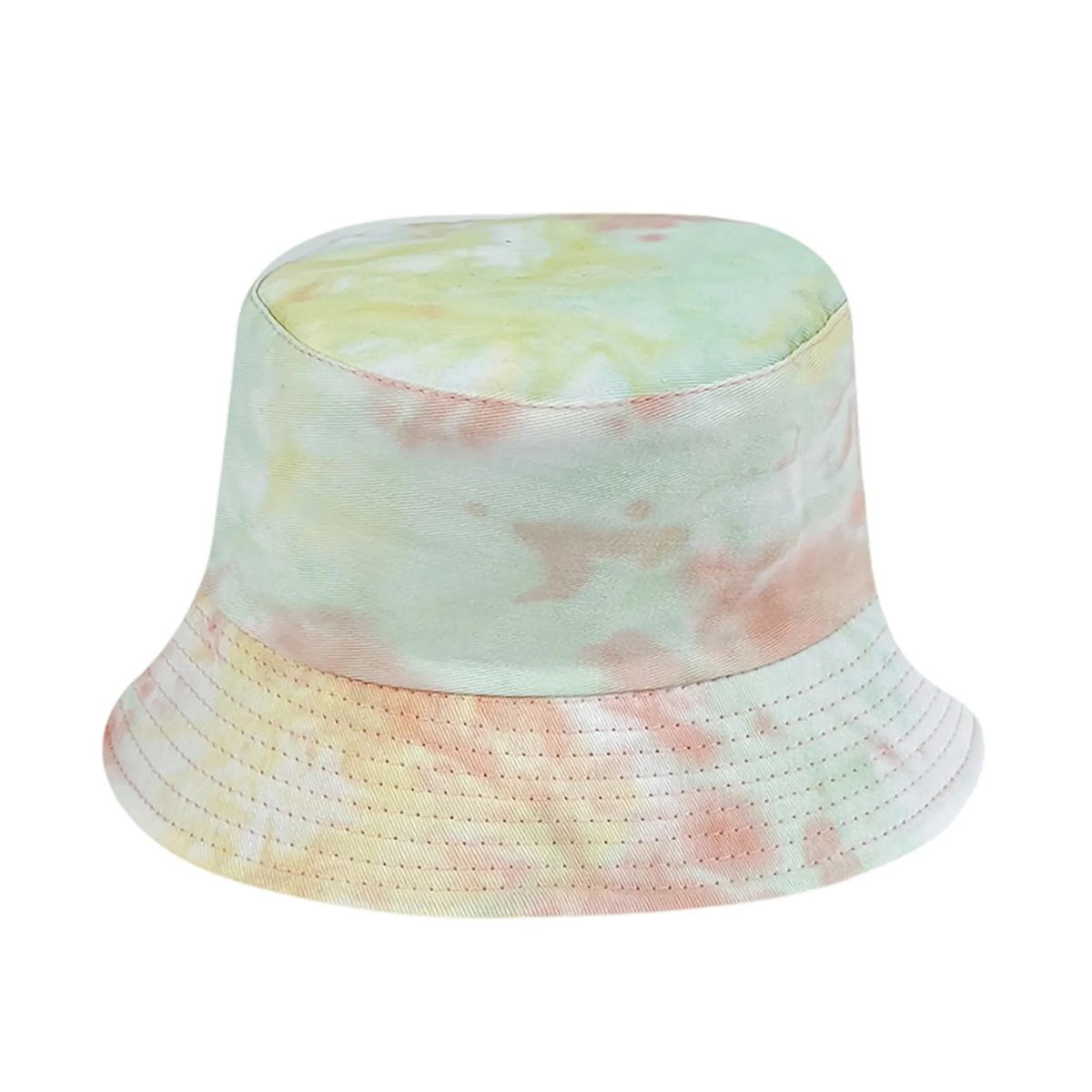 Plastic Tie Dye Hat with Foldable Double Sided Design 40
