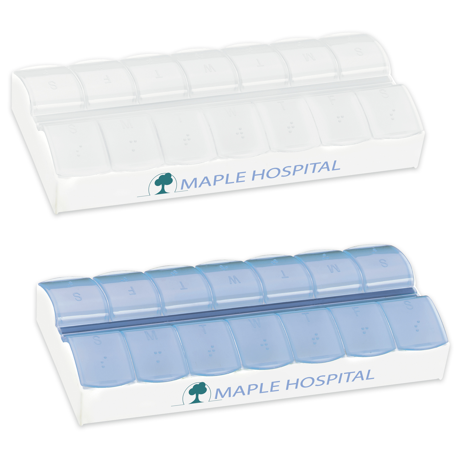 AM/PM Jumbo Easy Scoop Pill Box 9