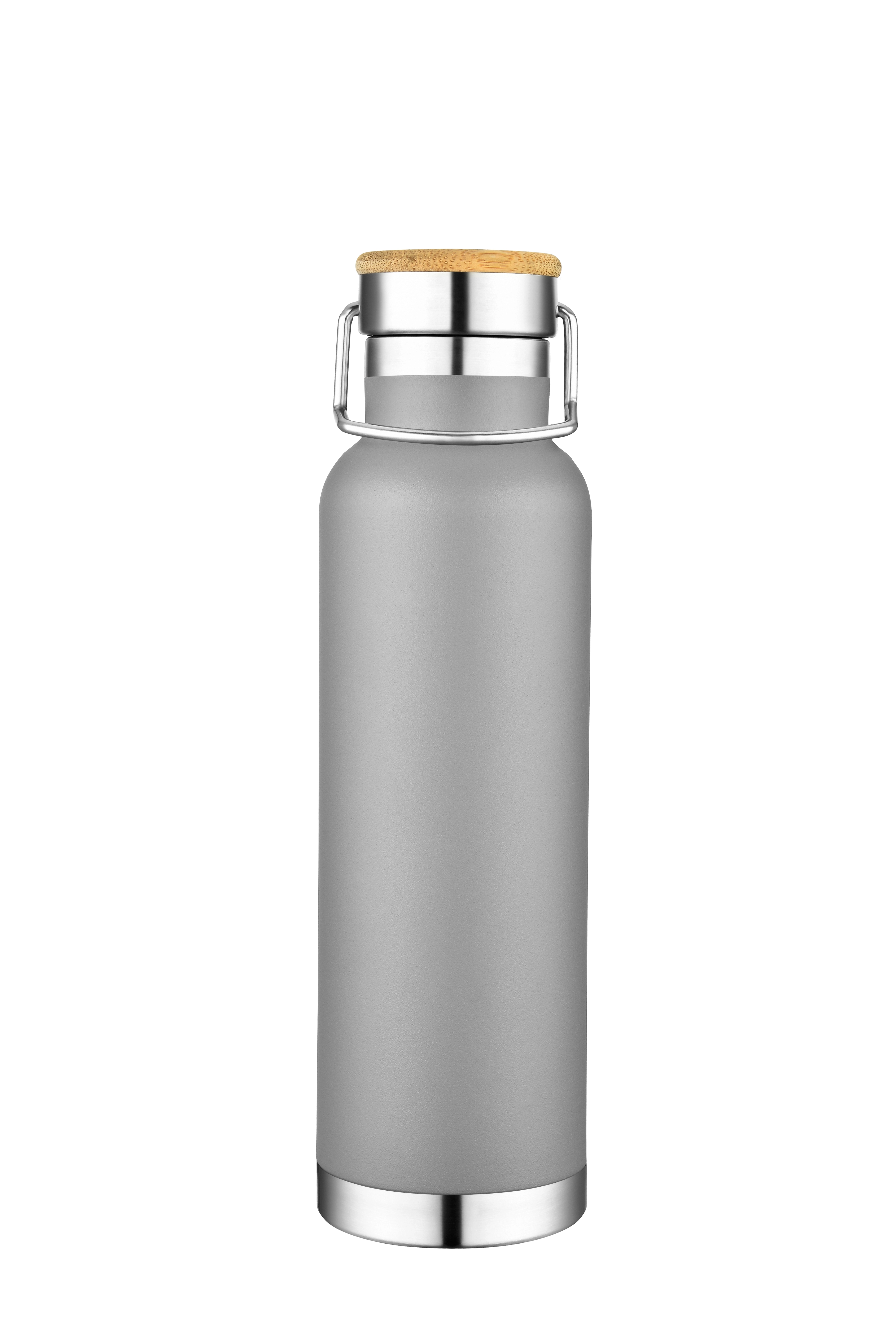 20oz. Double Wall SS Vacuum Tumbler with bamboo lid 4