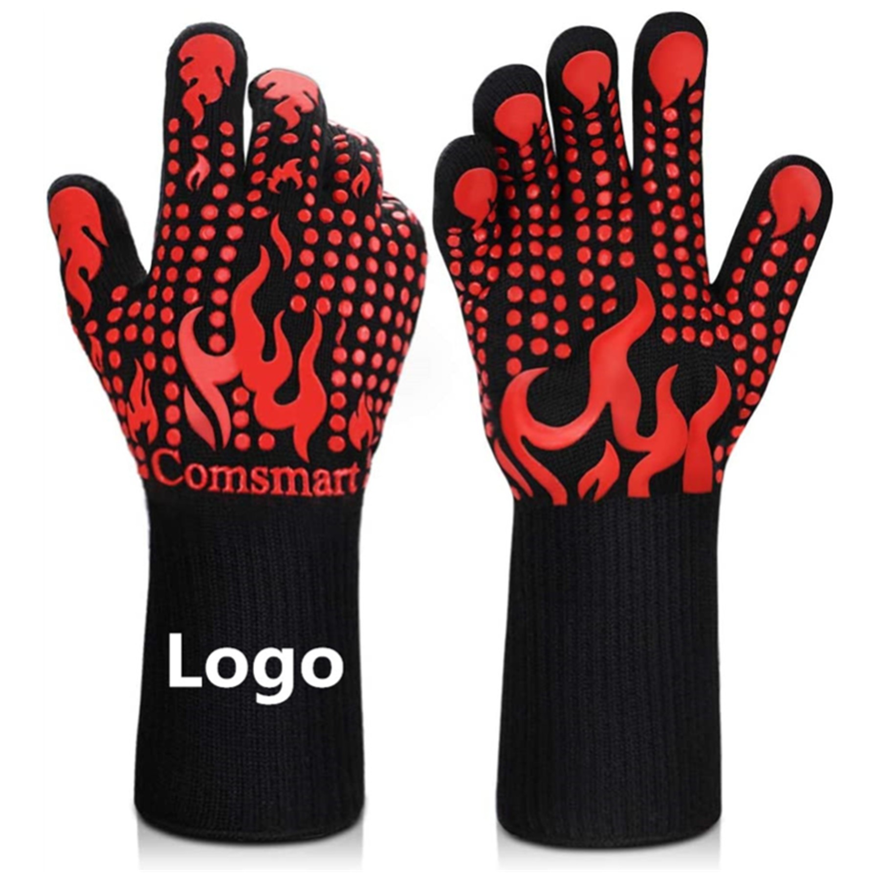 BBQ Gloves Oven Mitts 2
