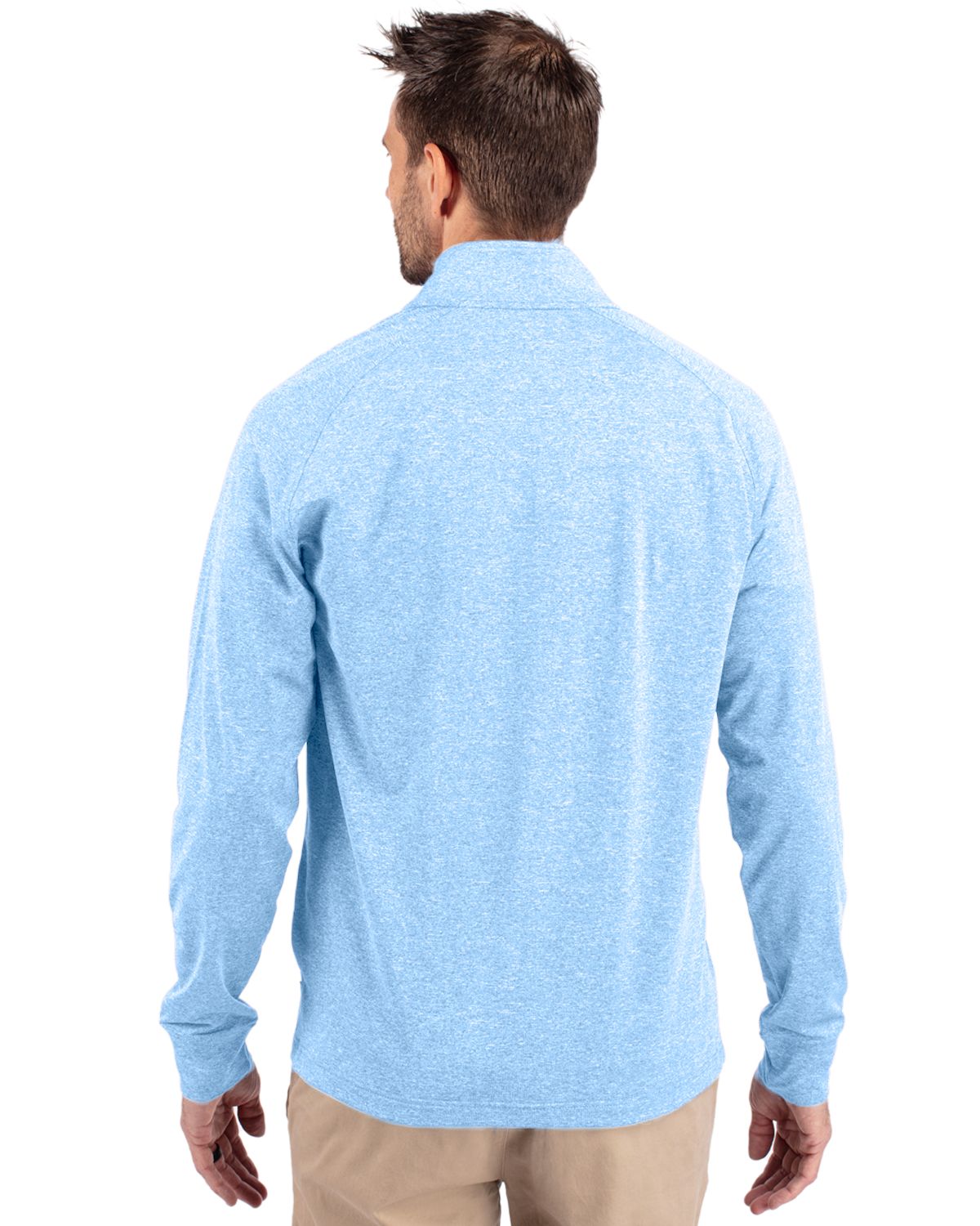 Adapt Eco Knit Heather Mens Quarter Zip Pullover