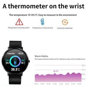 Fitness Bracelet Tracker With Body Temperature Sensor 14