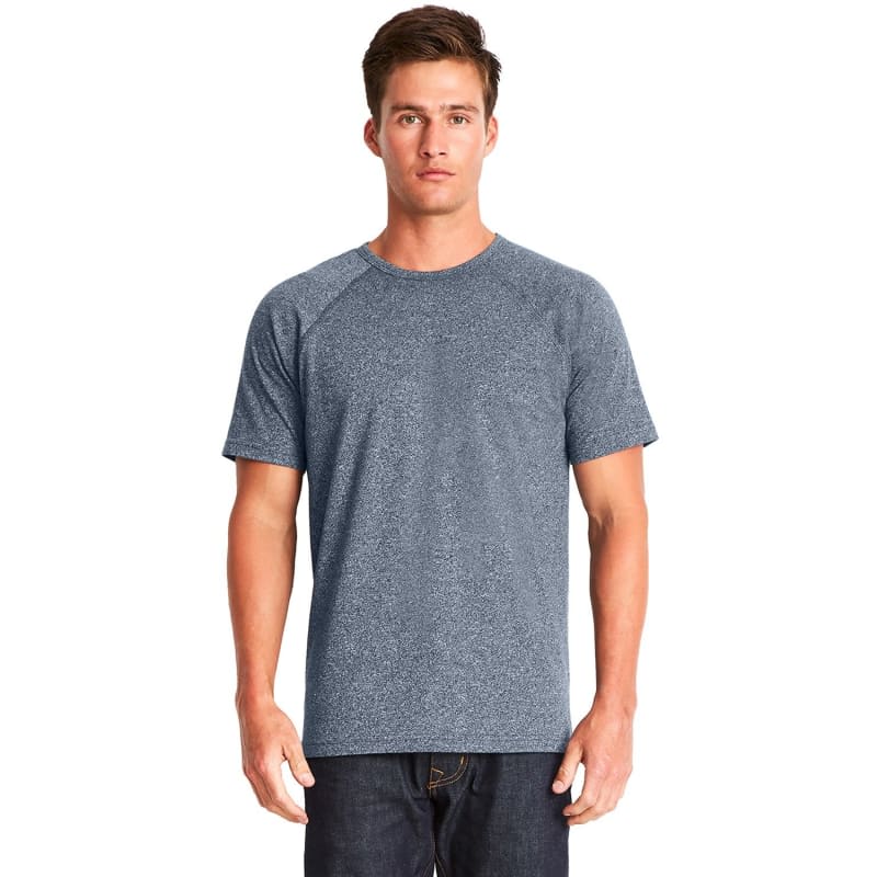 Next Level Apparel Men's Mock Twist Short-Sleeve Raglan T-Shirt 1