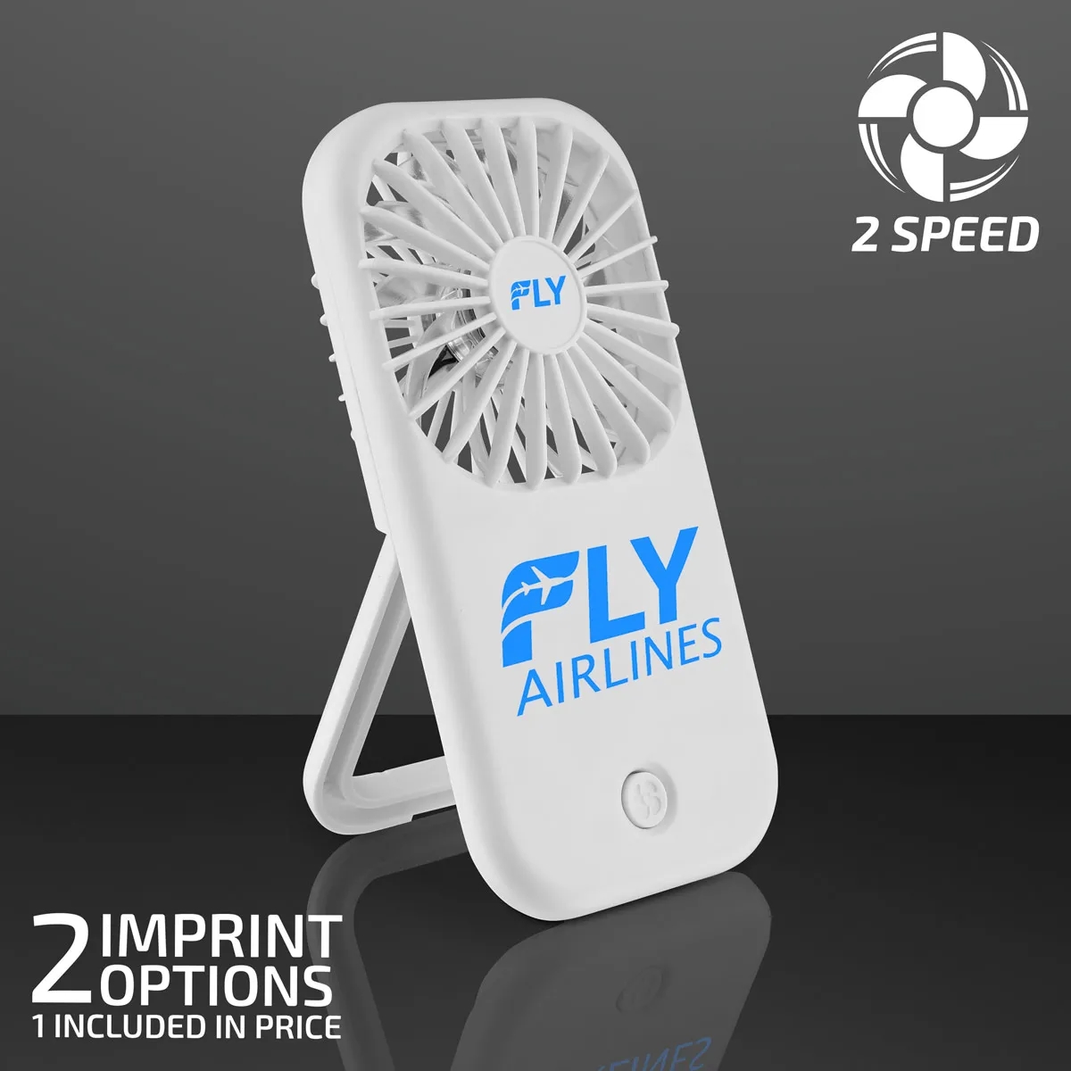 White Fan with Kickstand 4