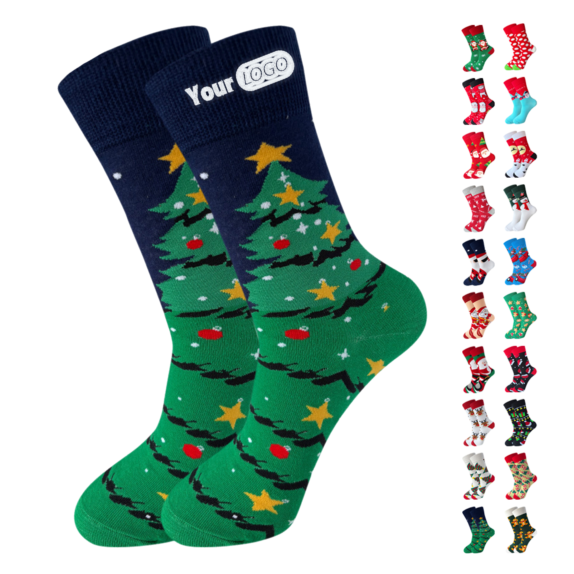 Mid-Tube Christmas Stockings 16