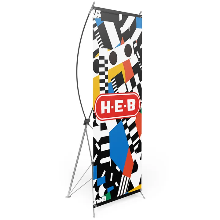 32" x 72" Tripod X Banner Kit 1