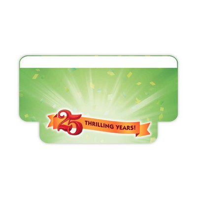 USA Made Bump In Rectangle Paper Badge Ribbon Full-Color (1.2"x2.125")