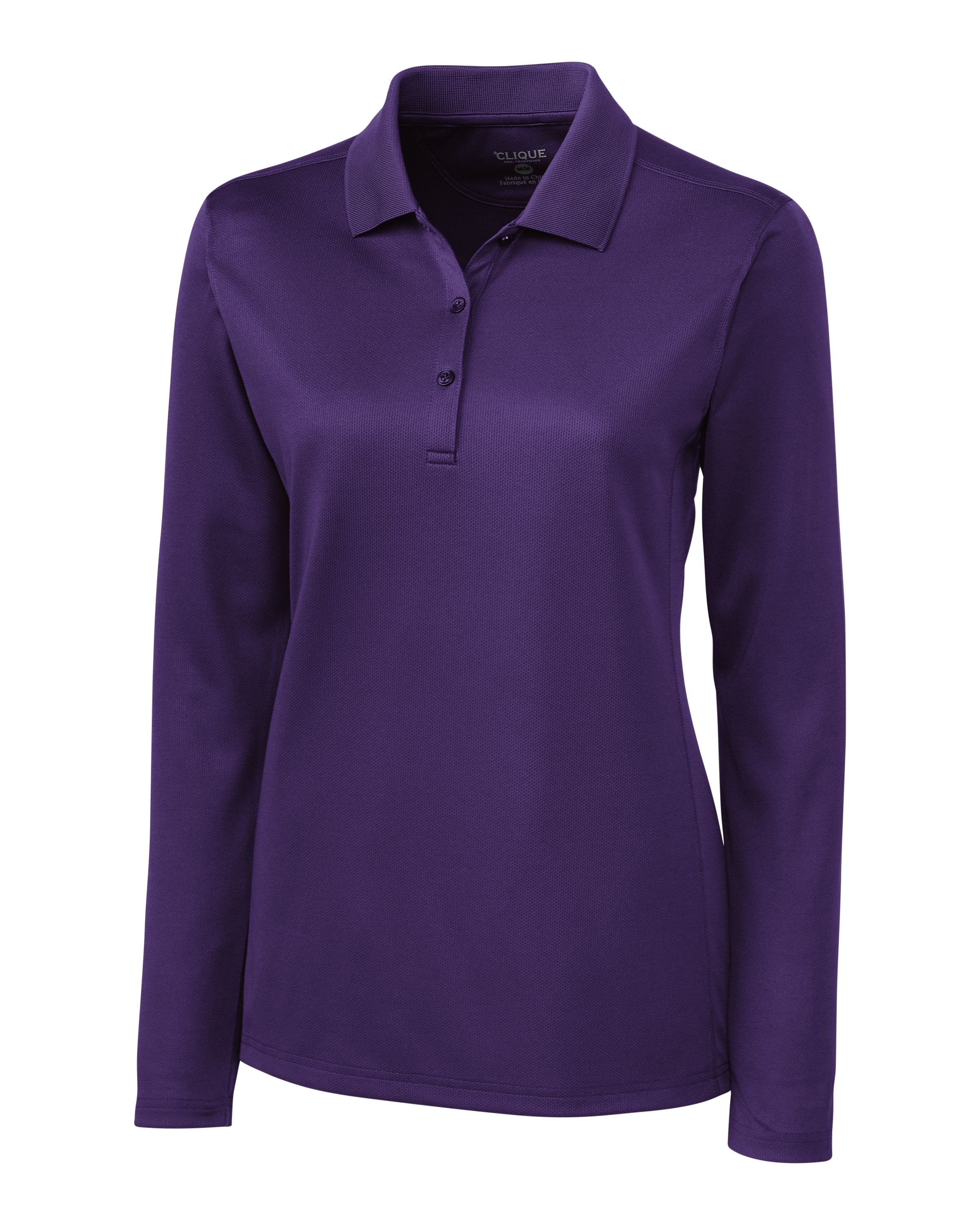 Clique Ice Pique Tech Womens Long Sleeve Polo 53