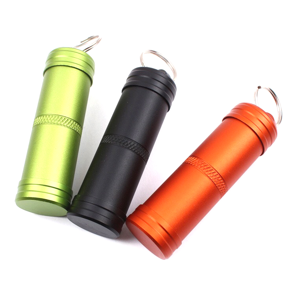Aluminum Pill Box W/Keychain 4