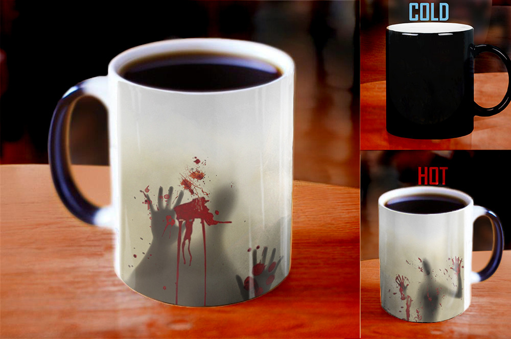 11 oz Promotional Full Color Changing Coffee Mugs 5