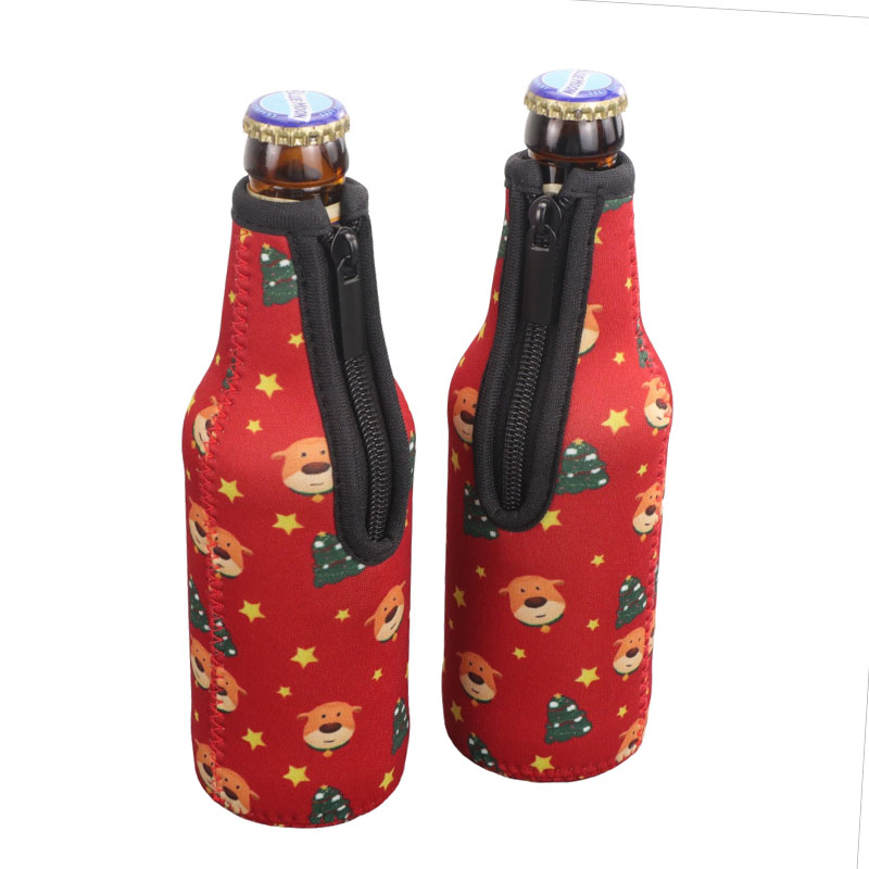 11oz Customized Christmas Gift Beer Bottle Sleeves 1