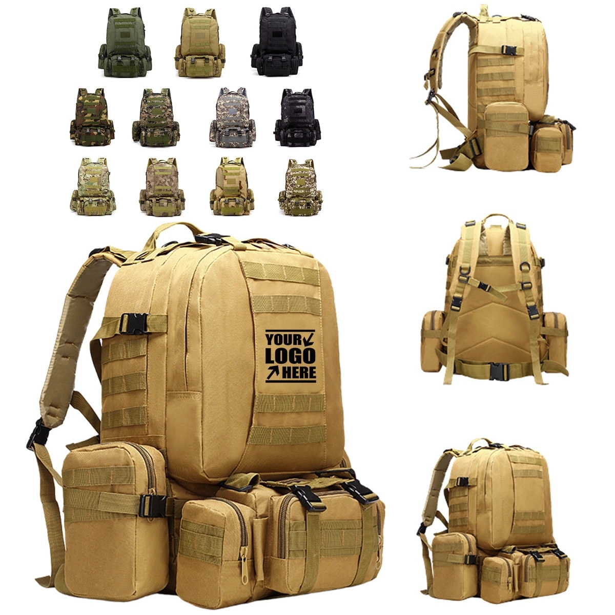 60L Molle Military Tactical Backpack 3