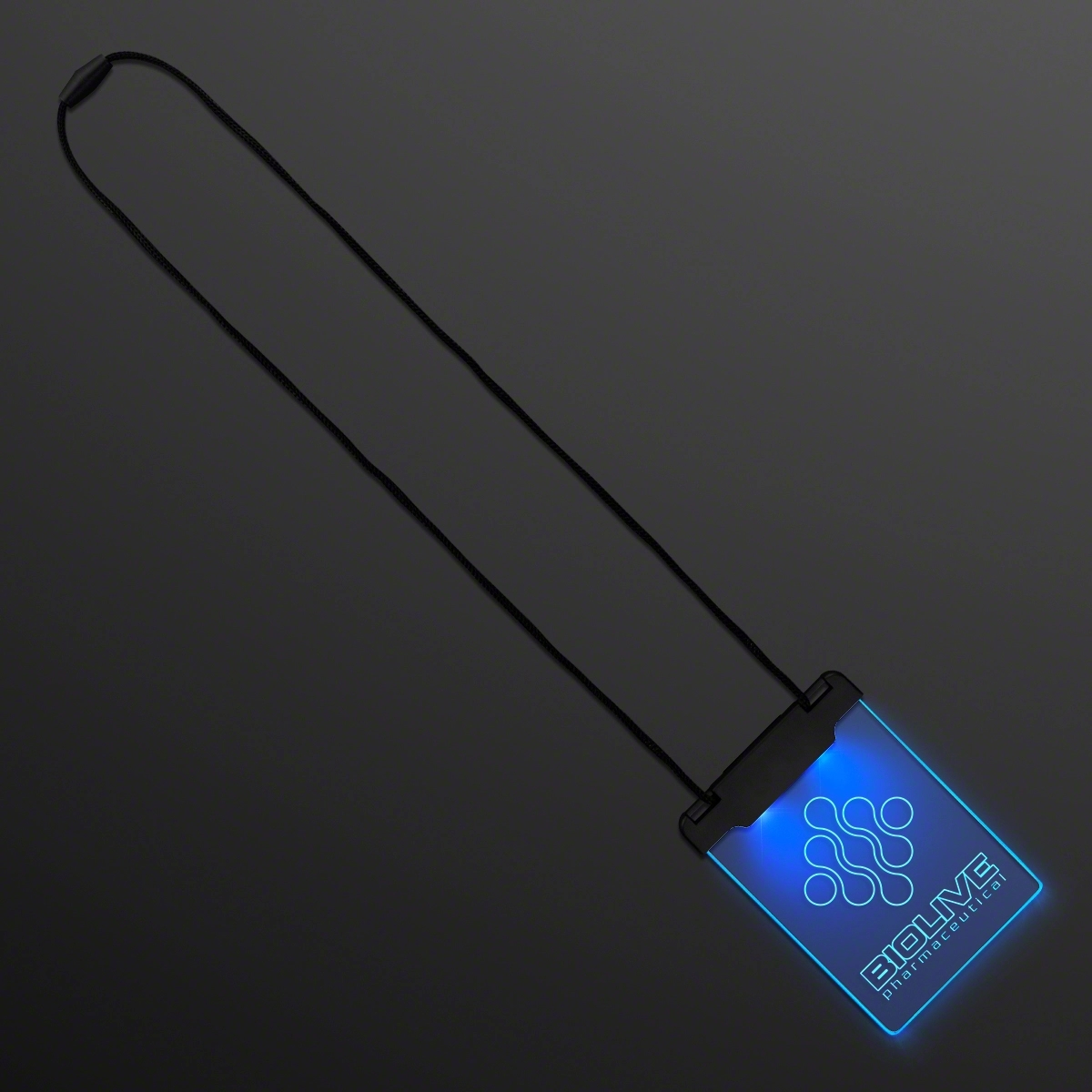 Laser Engraved - Space Glow Light Badge Necklace 7