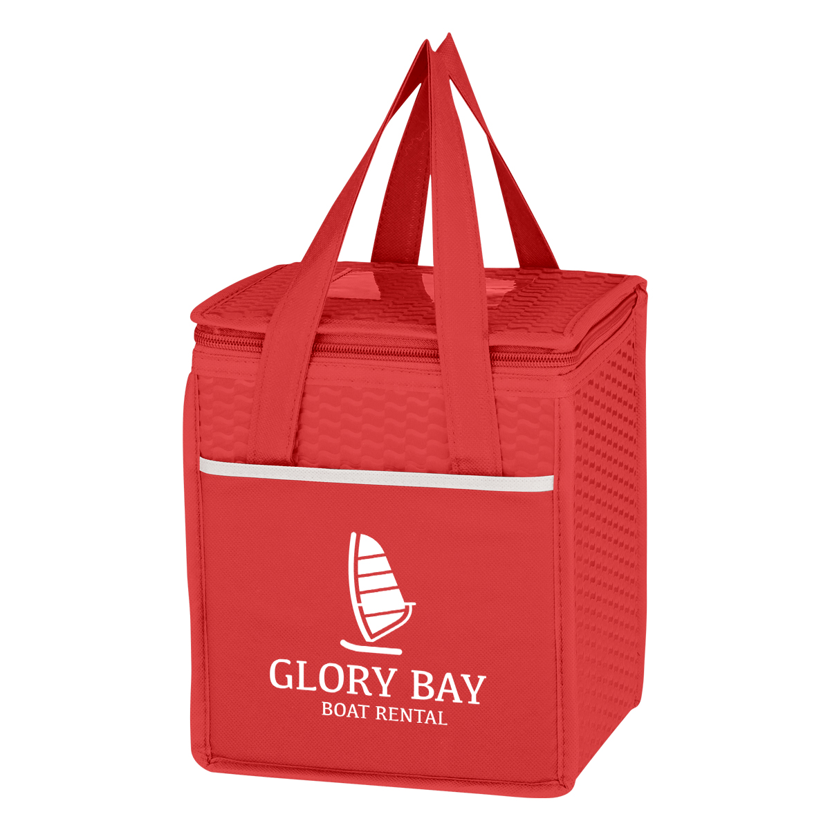 Non-Woven Wave Design Kooler Lunch Bag 20