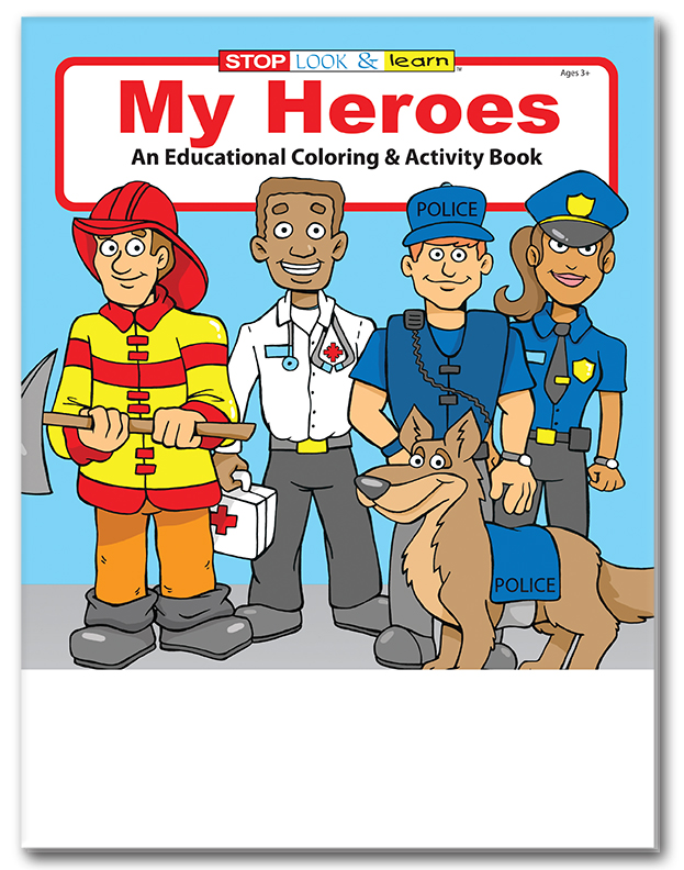 COLORING BOOK - My Heroes Coloring & Activity Book 3
