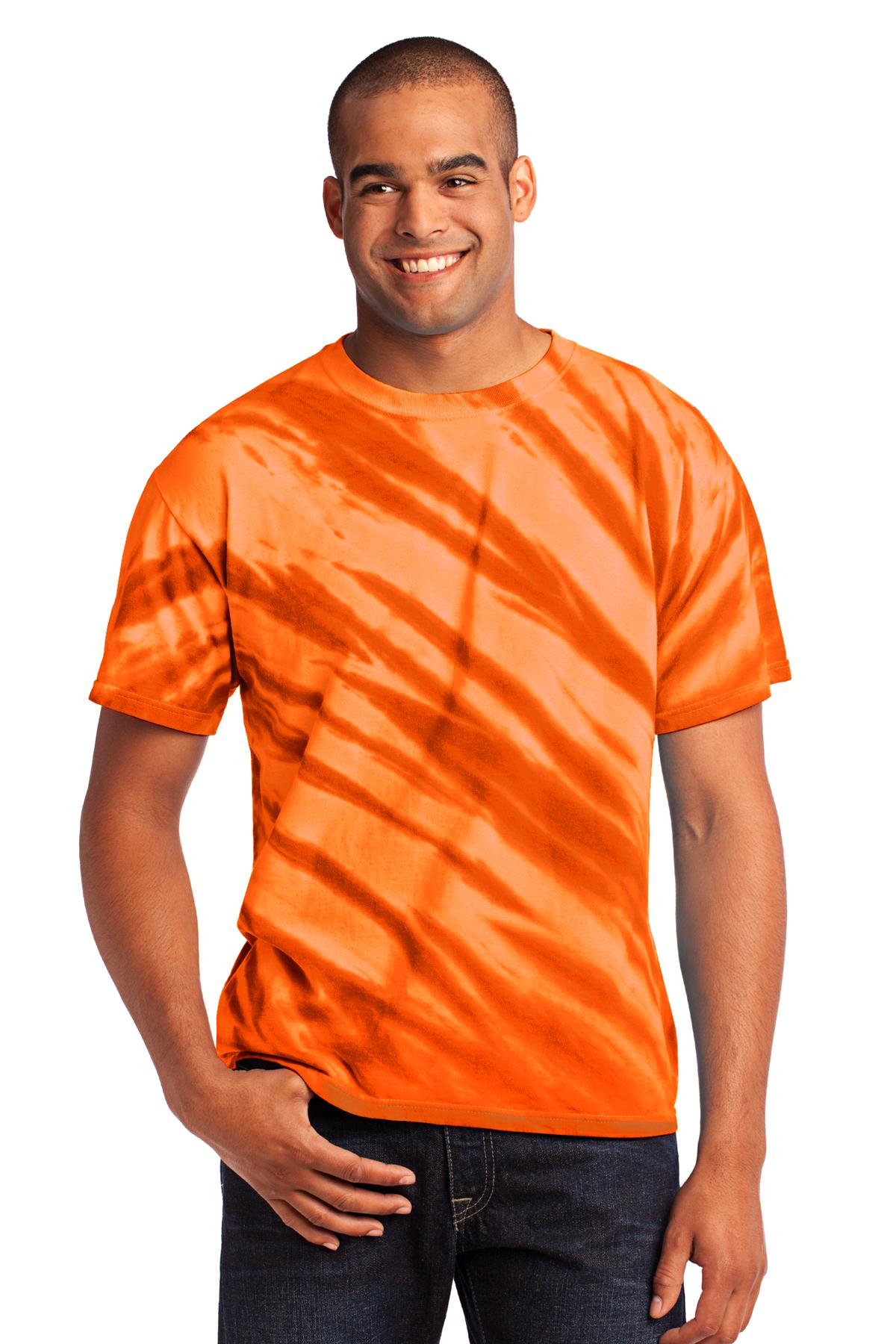 Port & Co Tiger Stripe Tie-Dye Tee. PC148 25