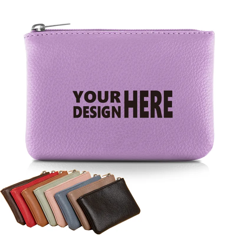 Zip Leather Purse