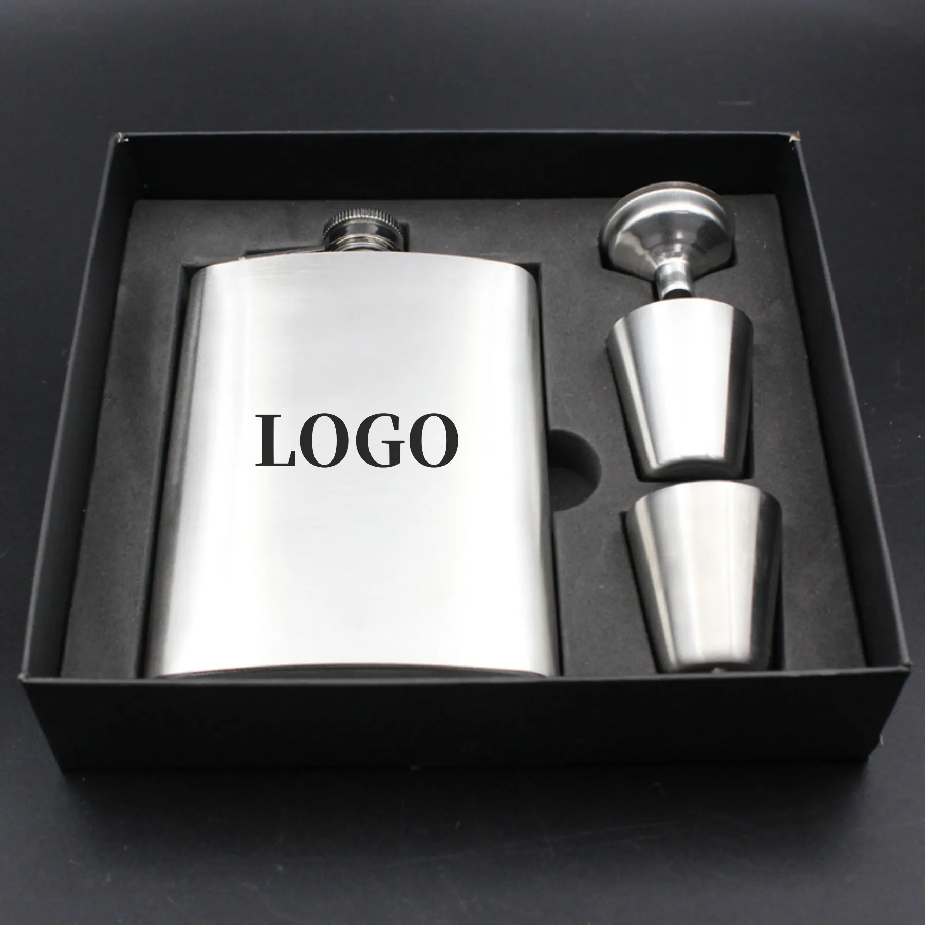 8 Oz Hip Flask Set 5