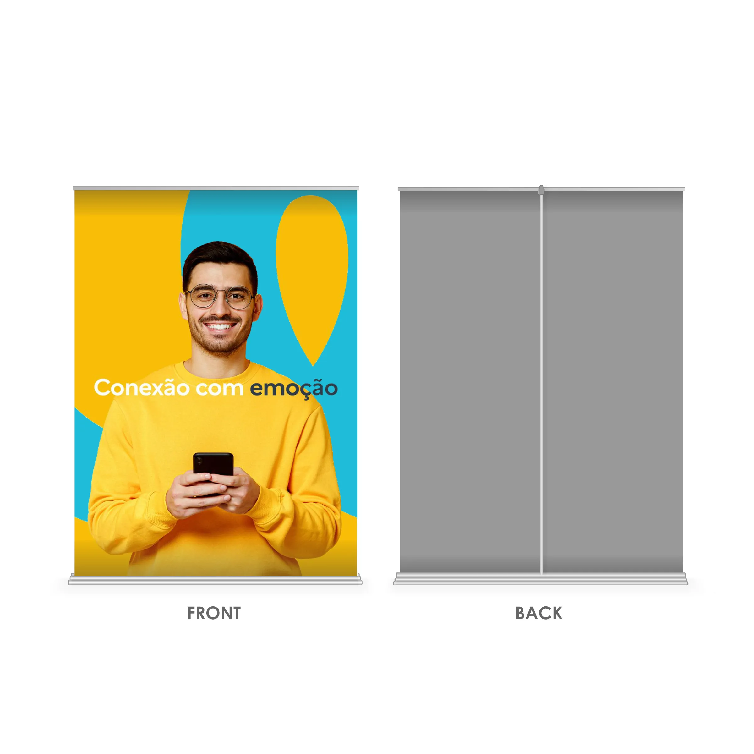 60" x 84" Wide Standard Retractable Banner Kit 7