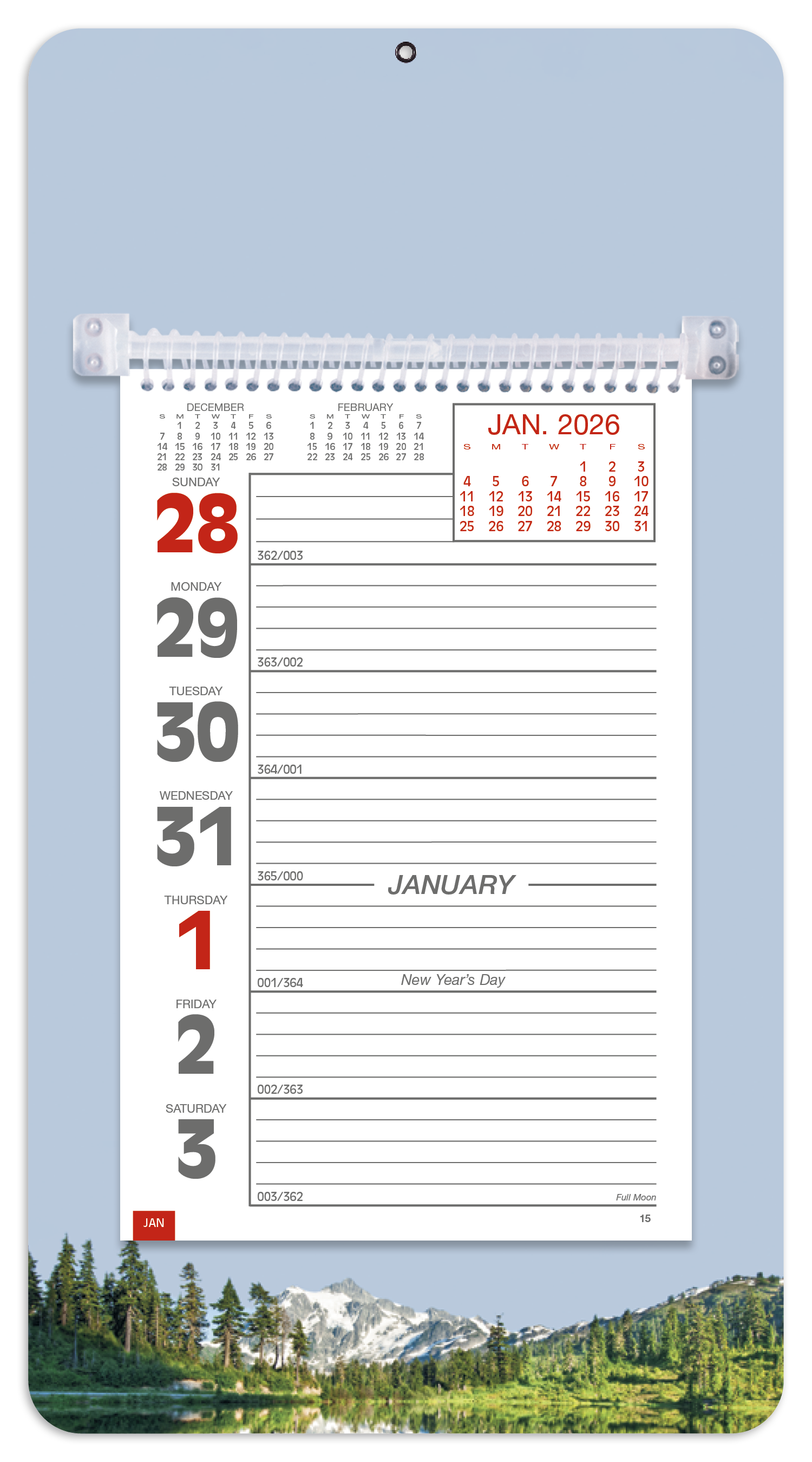 Triumph® Calendars Full-Color Weekly Memo Calendar 3