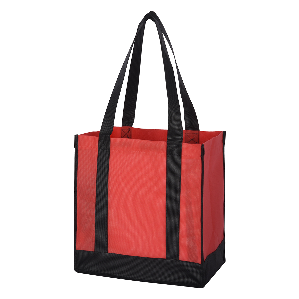 Non-Woven Two-Tone Shopper Tote Bag 7