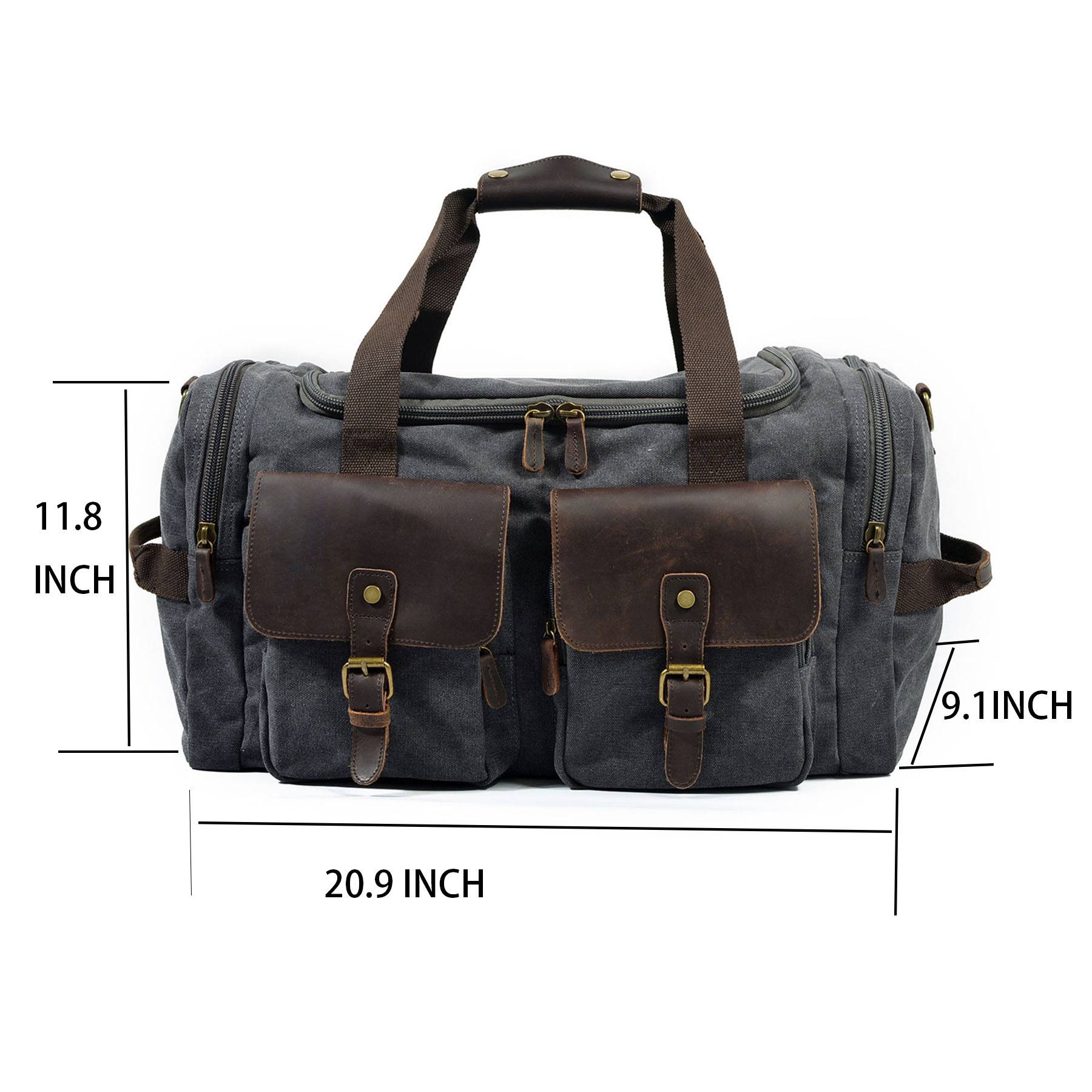 Canvas Large Capacity Men's Duffel Bag 4