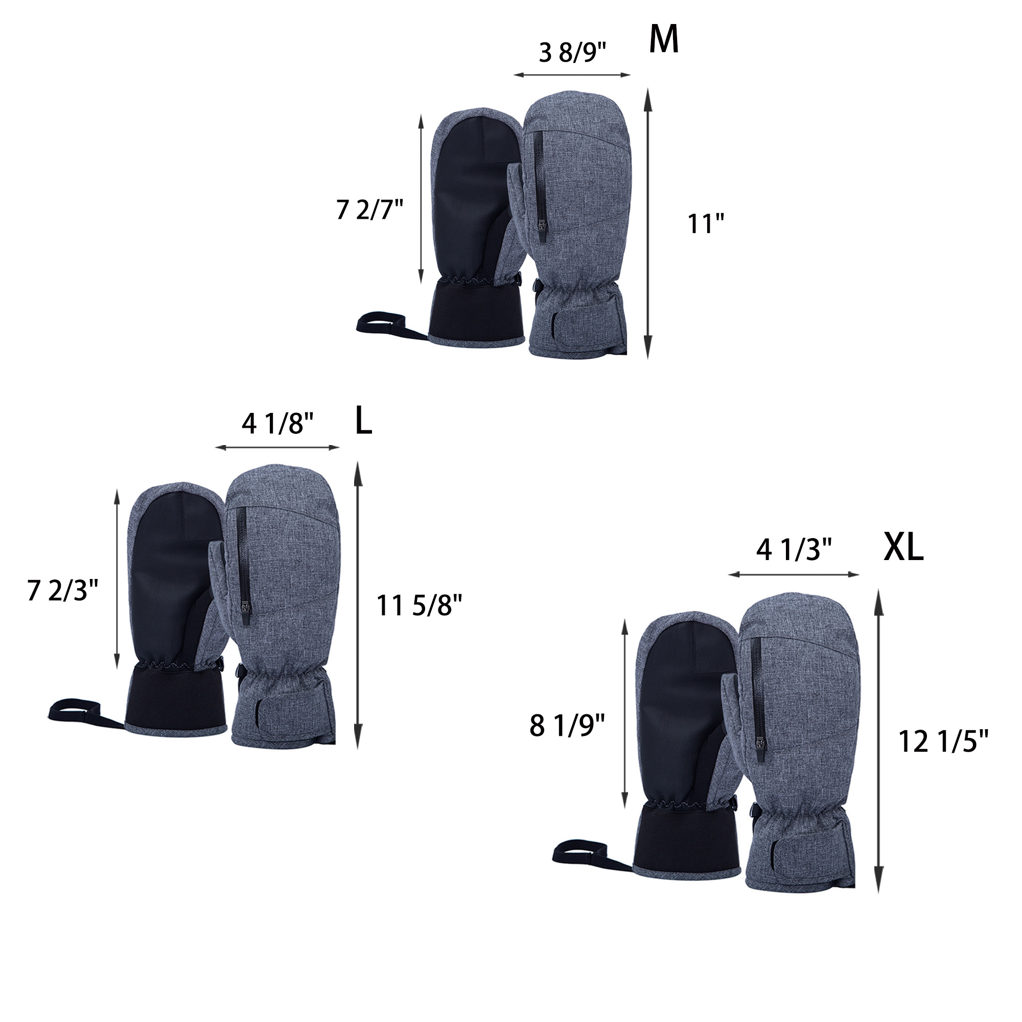 Waterproof Touch Screen Warm Ski Gloves 4