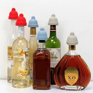 Elegant Oval Panel Silicone Bottle Cap Wine Stopper Cork 21