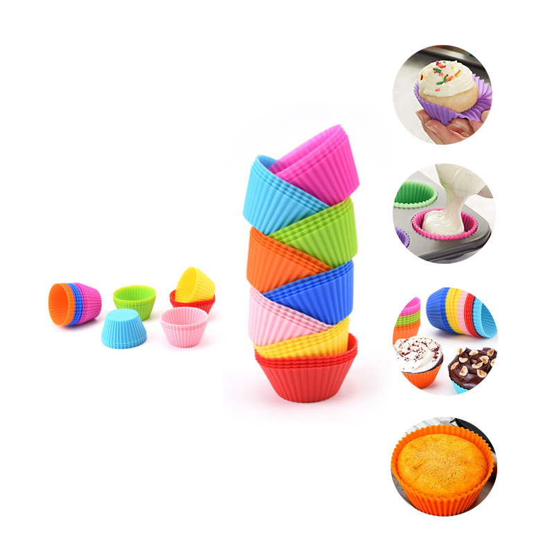 Silicone Muffin Cups/Baking Cup Cake Mould 1