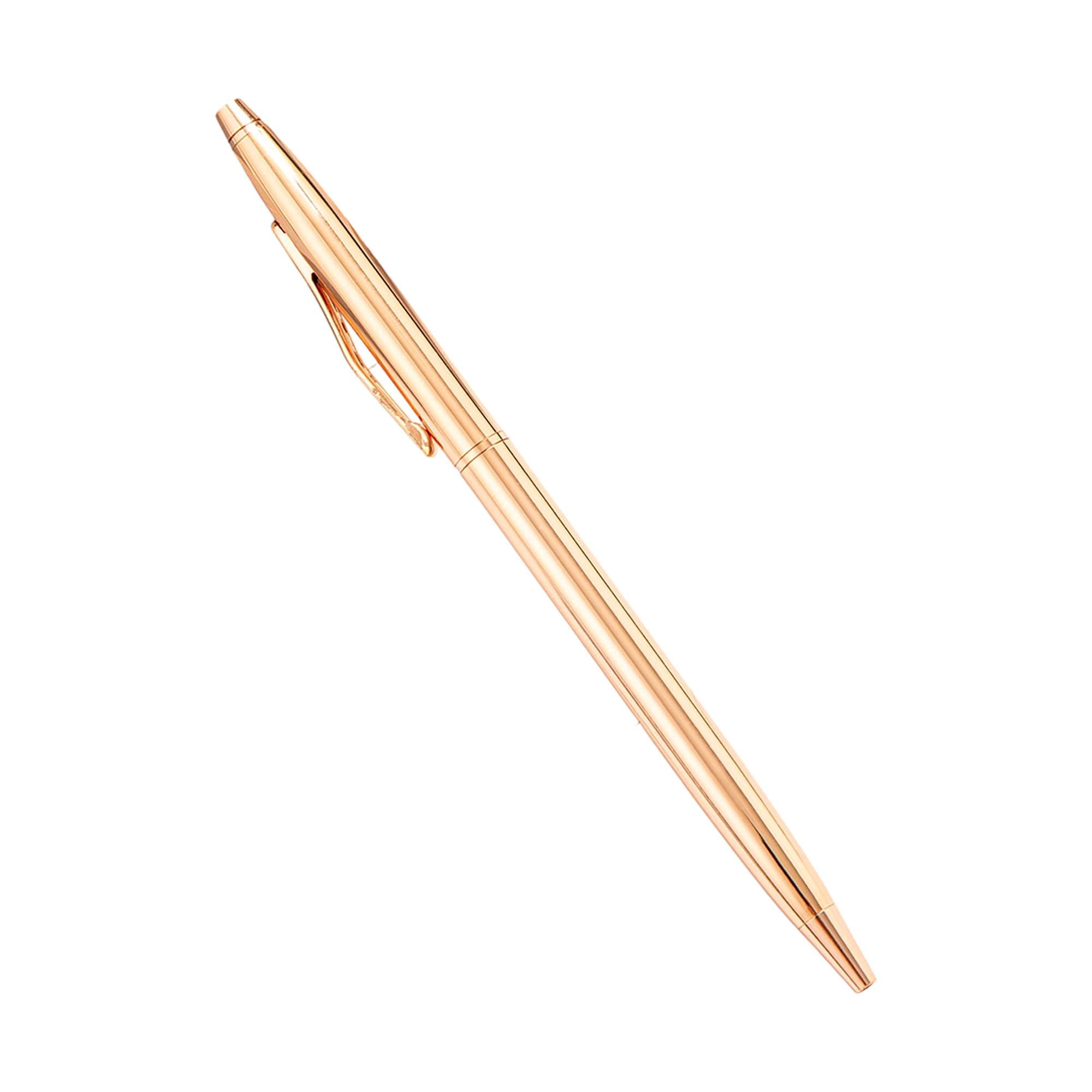 Metal Ballpoint Pen Twist Action Black Ink 5" Length 2