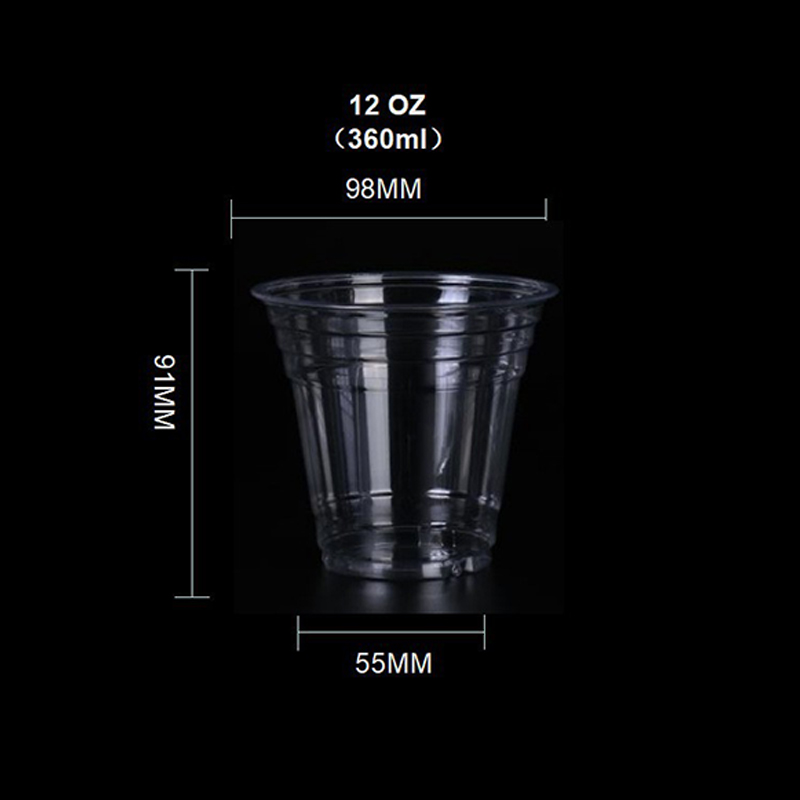 12 oz Clear Plastic Cups 4