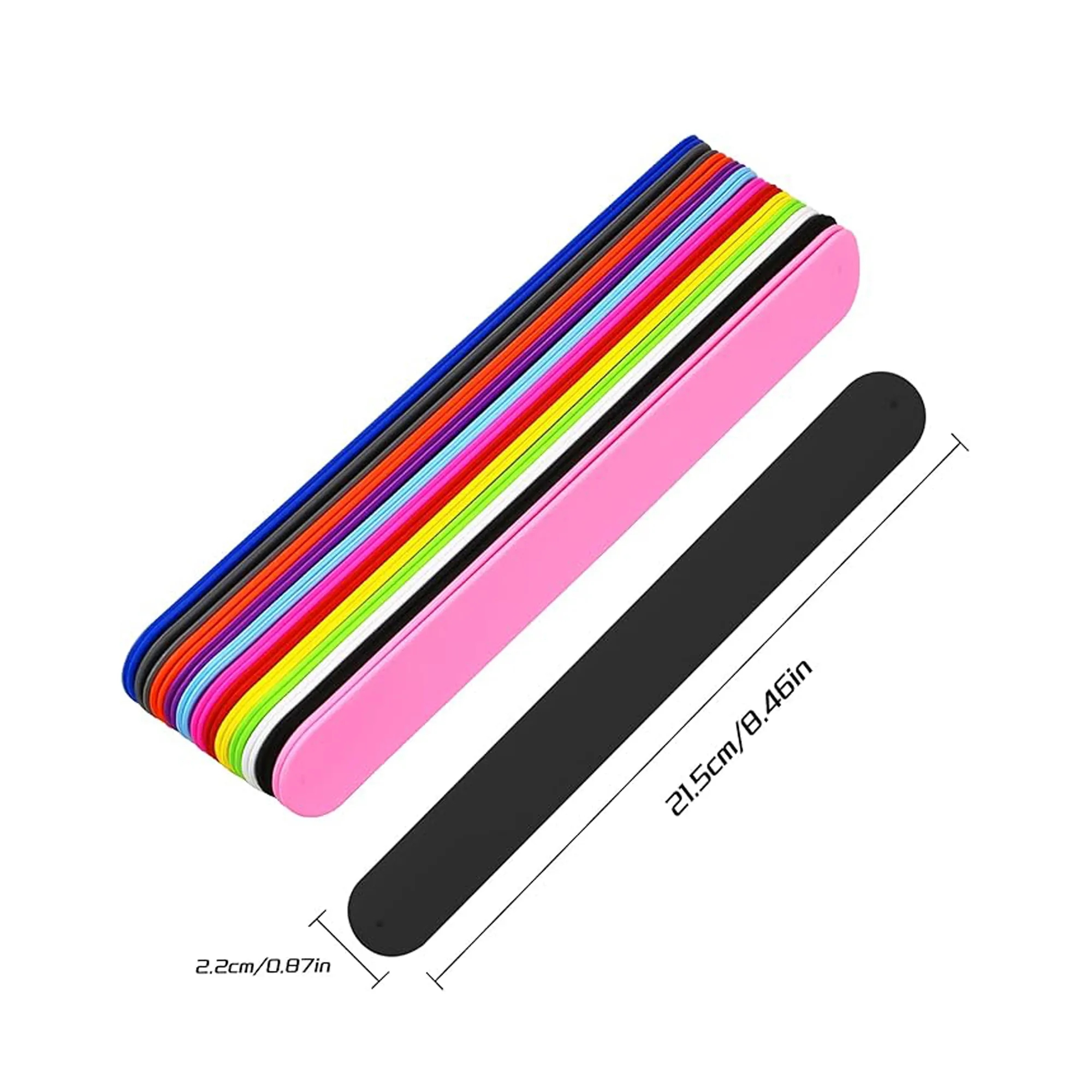 Silicone Rainbow Slap Bracelet 2